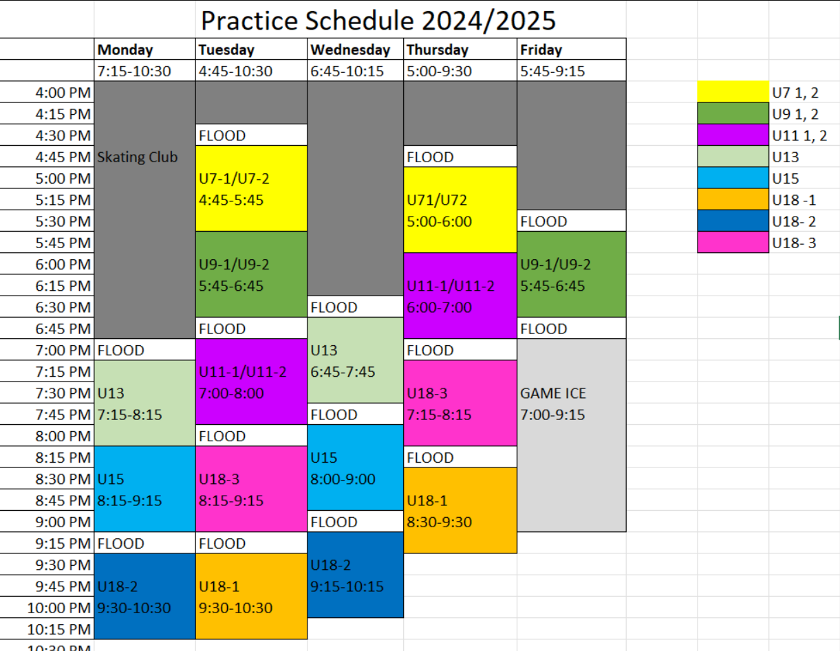 Practice Schedule 2024 2025 Pic Practice Schedule 2024 2025 Pic